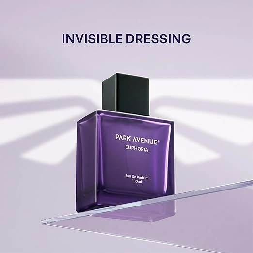 Park Avenue Euphoria, Eau De Parfum Men, 100ml | Long Lasting Perfume for Men | Premium Luxury Fragrance Scent | Aromatic Blend of Amber & Musk | Suitable for Every Occasion